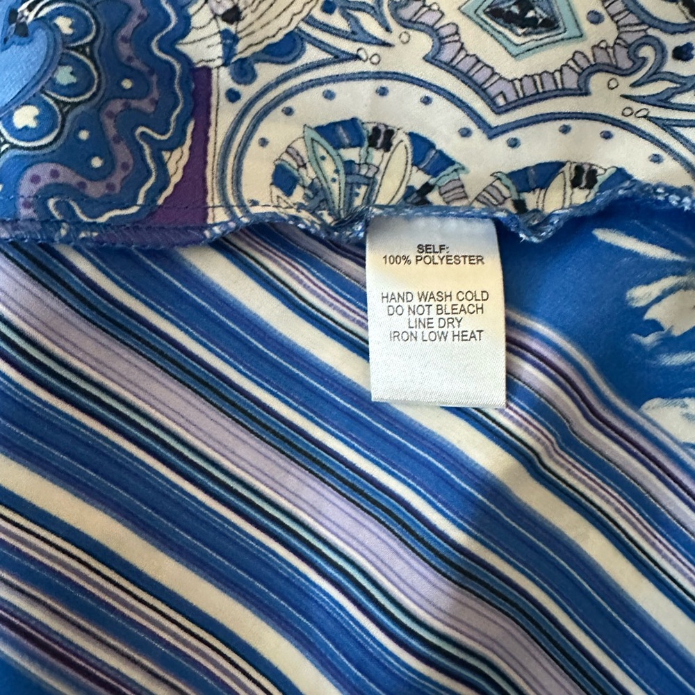 Lulu's Blue Paisley Floral Halter Maxi Dress - Picture 12 of 14